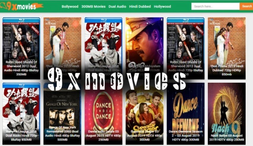 9xmovies 2020 : 300MB Movies Download Dubbed in Hindi